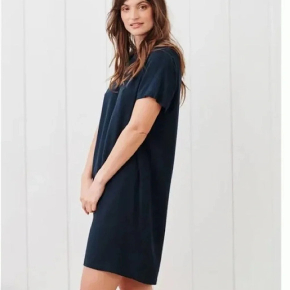 Jenni Kayne Navy Palmer T-Shirt Dress size XS - Picture 2 of 9